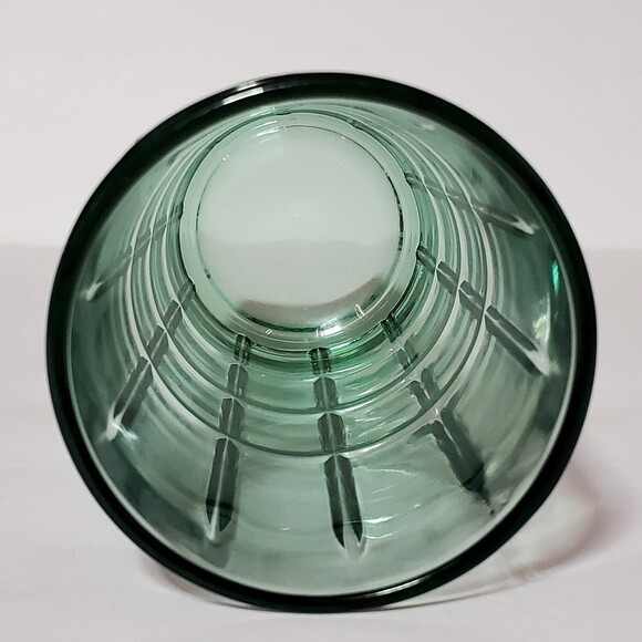 Anchor Hocking Glass Tumbler Tartan Green Vintage - Picture 4 of 7